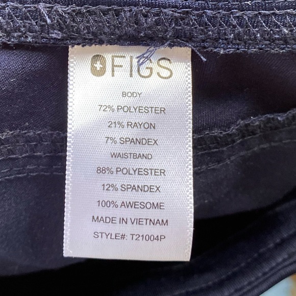 FIGS Navy Blue Scrub Set Bundle size Small Petite/Medium - Picture 3 of 6